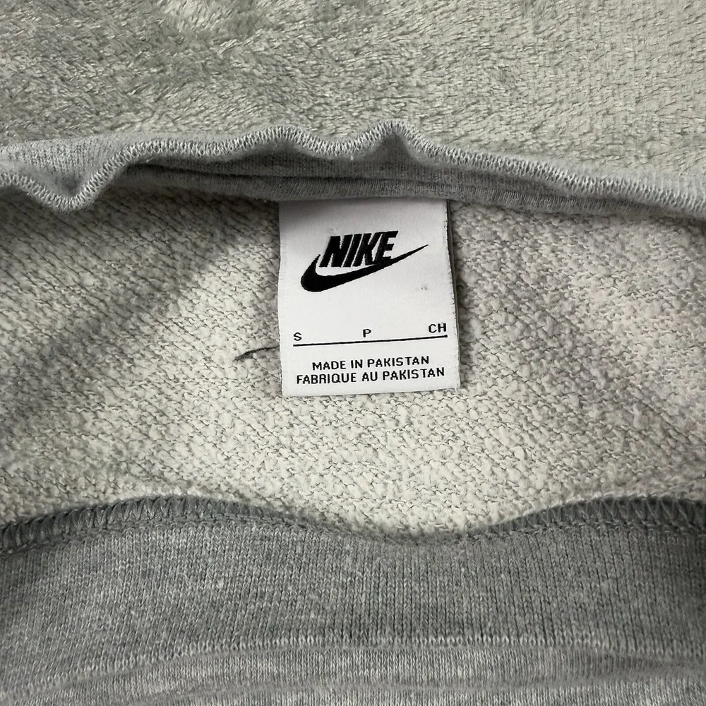 Nike Crewneck Sweatshirt Womens Small Gray‎ Sprotswear JUST DO IT Vintage Y2K
